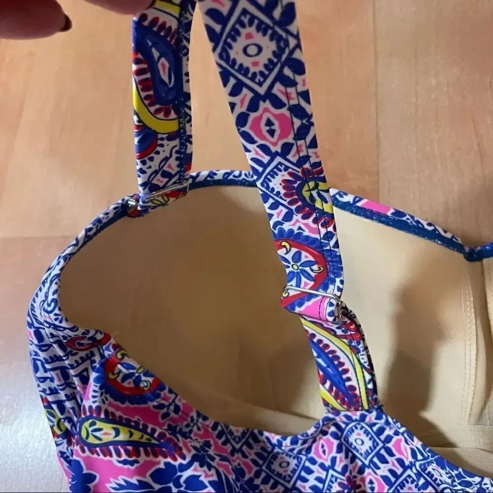 Swimsuits for All  Paisley Swim Dress Size 22